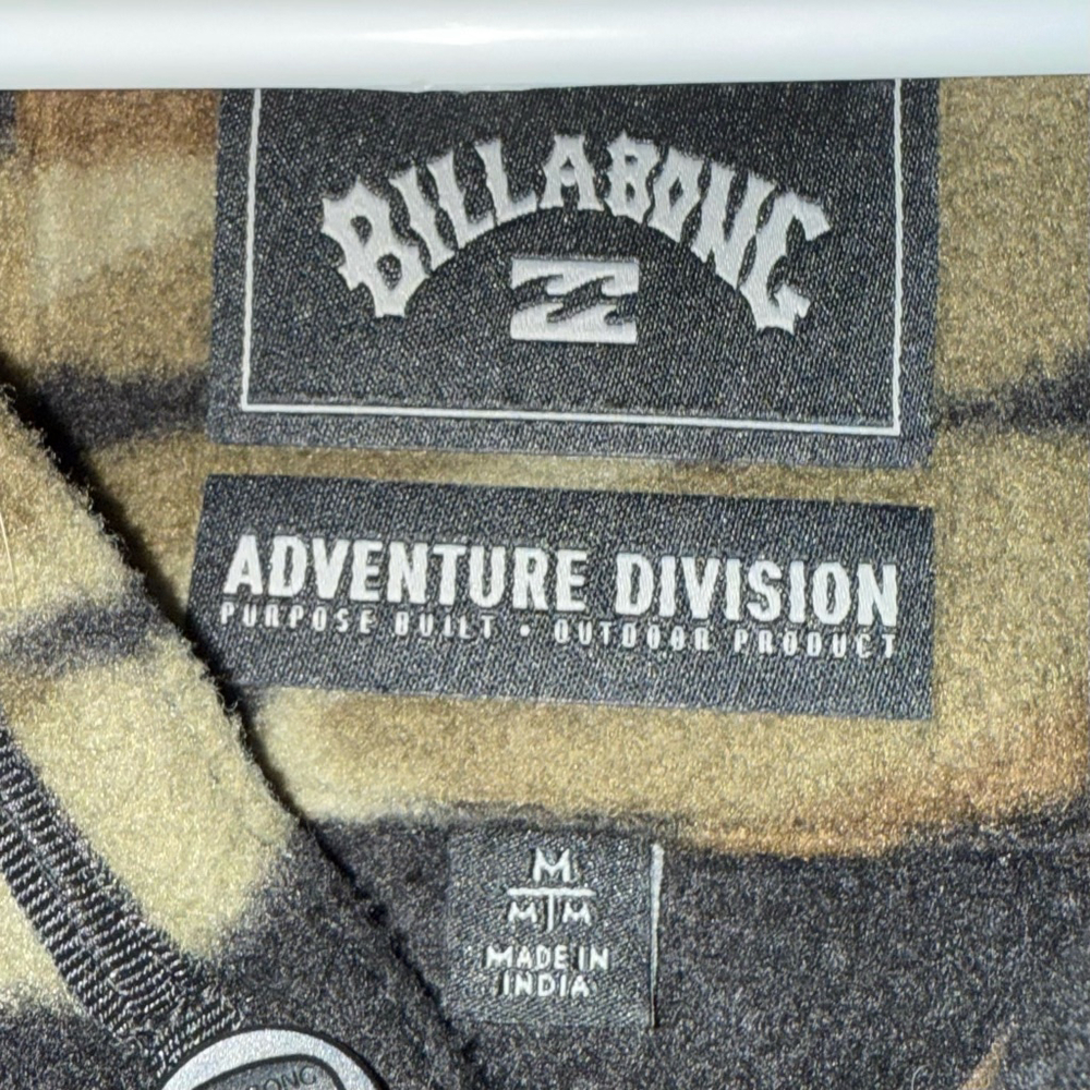 Billabong Adventure Division Outdoor Mens M Camo AOP Pullover Fleece Hoodie - Picture 6 of 6